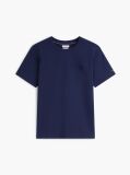 Μπλε Άνετο T-Shirt Με Ζακάρ Λογότυπο  Άνδρες