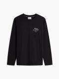 Black Logo Long Sleeve T-Shirt  Men