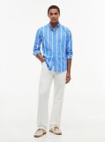 Multi Regular Fit Button-Down Stripe Poplin Shirt  Men