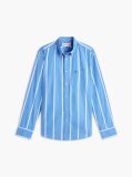 Multi Regular Fit Button-Down Stripe Poplin Shirt  Men