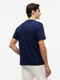 Μπλε T-Shirt Με Wavy Σημαία  Άνδρες