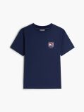 Μπλε T-Shirt Με Wavy Σημαία  Άνδρες