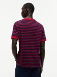 Multi Ριγέ Βαμβακερό T-Shirt  Άνδρες
