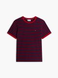 Multi Ριγέ Βαμβακερό T-Shirt  Άνδρες