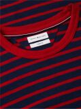 Multi Ριγέ Βαμβακερό T-Shirt  Άνδρες
