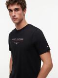 Μαύρο Βαμβακερό T-Shirt  Άνδρες