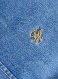 Μπλε Κοντομάνικο Denim Πουκάμισο Σε Boxy Γραμμή  Γυναίκες