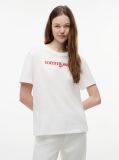 White Relaxed Jersey T-Shirt  Women