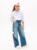 Blue Mabel Star High Rise Wide Leg Jeans  Girls