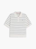 Multi Boxy Fit Jersey Polo Shirt  Women