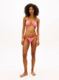 Pink Essential Print Halterneck Triangle Bikini Top  Women