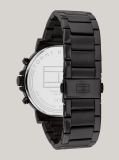 Black Ionic Black Skeleton Dial Sub-Counter Watch  Men