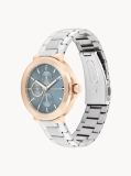 Blue Stainless Steel Blue Dial Bracelet Watch  Women