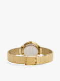 Green Oval Green Dial Gold-Plated Bracelet Watch  Women