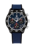 Blue TH Monogram Navy Chronograph Watch  Men