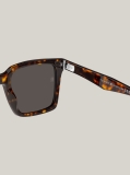 Brown Rivet Square Sunglasses  Men