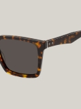 Brown Rivet Square Sunglasses  Men