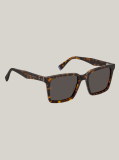 Brown Rivet Square Sunglasses  Men