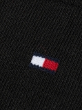 Black TH Children Sock Basic 2P  Kids Unisex