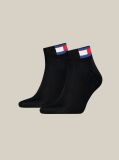 Black Unisex Quarter socks 2 pack  Unisex
