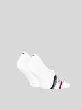 White Tommy Hilfiger Men's Invisible Footie Socks 2 Pack  Men