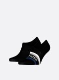 Black Tommy Hilfiger Men's Invisible Footie Socks 2 Pack  Men
