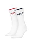 White Tommy Jeans Unisex Crew Socks 2 Pack  Unisex