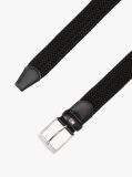 Black Webbed Belt  Men