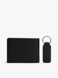 Black FLAG WALLET AND KEY FOB SET  Men
