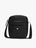 Black Essential Mini Reporter Bag  Men