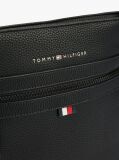 Black Essential Crossover Bag  Men