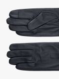 Blue Essential Enamel Flag Leather Gloves  Men