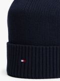 Μπλε Σκούφος Κασμίρ Με Σημαιάκι Hilfiger  Άνδρες