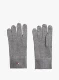 Grey Hilfiger Flag Embroidery Gloves with Cashmere  Men