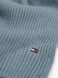 Blue Hilfiger Flag Embroidery Scarf with Cashmere  Men