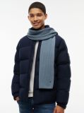 Blue Hilfiger Flag Embroidery Scarf with Cashmere  Men