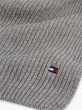 Grey Hilfiger Flag Embroidery Scarf with Cashmere  Men