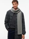 Grey Hilfiger Flag Embroidery Scarf with Cashmere  Men