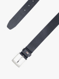 Blue Square Buckle Leather Belt  Men