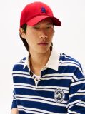 Red Contrast TH Monogram Baseball Cap  Men