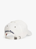 White Logo Embroidery Baseball Cap  Men