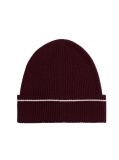 Red Signature Tape Wool Blend Beanie  Men