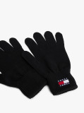 Black Heritage Rib-Knit Cuff Gloves  Men