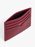 Red Leather Card Holder And Key Fob Set  Men