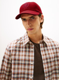 Red TH Crest Pure Wool Baseball Cap  Men