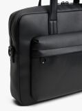 Black Hilfiger Flag Ribbed Pocket Laptop Bag  Men