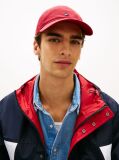 Red Hilfiger Flag Embroidery Baseball Cap  Men