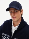 Blue Check Wool Blend Baseball Cap  Men