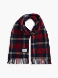 Multi Pure Wool Jacquard Check Scarf  Men