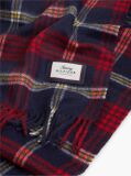 Multi Pure Wool Jacquard Check Scarf  Men